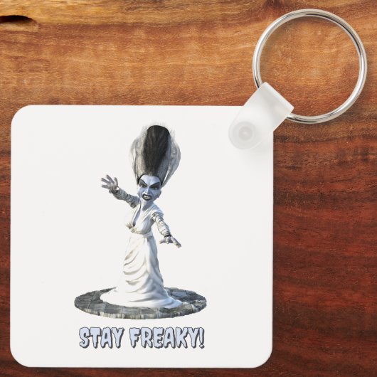 Stay Freaky! Bride of Frankenstein Sleutelhanger (Achterkant)