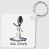 Stay Freaky! Bride of Frankenstein Sleutelhanger (Achterkant)