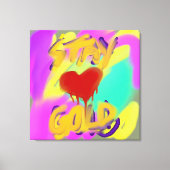 STAY GOLD CANVAS AFDRUK (Voorkant)