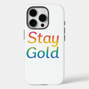 Stay Gold iPhone Hoesje