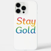 Stay Gold iPhone Hoesje