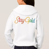 Stay Gold - Multicolor Inspirerend Typografie (Achterkant)