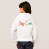 Stay Gold - Multicolor Inspirerend Typografie (Achterkant volledig)