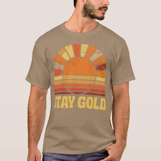 Stay Gold - Outsiders Classic 1980s Retro T-shirt (Voorkant)