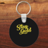 Stay Gold Sleutelhanger (Voorkant)