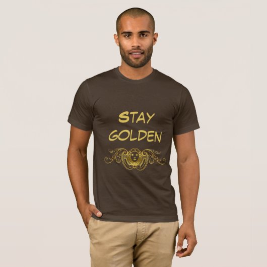 Stay Golden Edit T-shirt (Voorkant volledig)