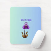 Stay Golden Orchid Muismat (Met muis)
