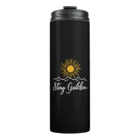 Stay Golden Thermal Tumbler – Stijlvol en strak