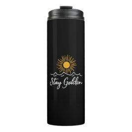 Stay Golden Thermal Tumbler – Stijlvol en strak Thermosbeker