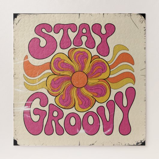 Stay Groovy Legpuzzel (Verticaal)