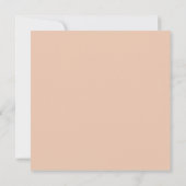 Stay Groovy Retro Beige Flat Kaart (Achterkant)