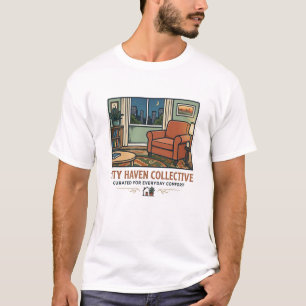 Stay Home Club - Cozy Living Room T-Shirt - Kat Ar