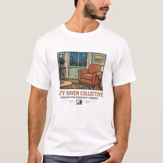 Stay Home Club - Cozy Living Room T-Shirt - Kat Ar