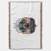 Stay Humble, Love Deeply, Wag Often Deken (Voorkant Verticaal)