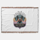 Stay Humble, Love Deeply, Wag Often Deken (Voorkant)