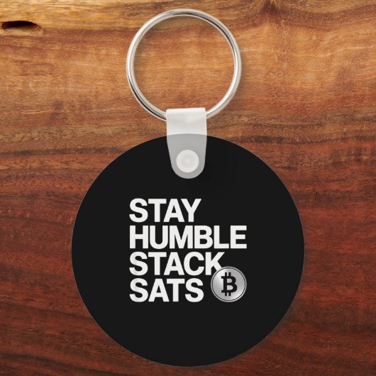 Stay Humble Stack Sats Sleutelhanger (Voorkant)