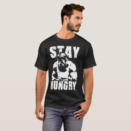 Stay Hungry boy T-shirt (Voorkant volledig)