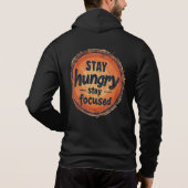 Stay Hungry Stay Focused – Motivatie T-shirt (Achterkant)