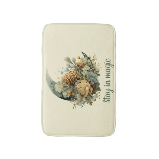 Stay in Magic Winter Moon Design Badmat (Voorkant Verticaal)