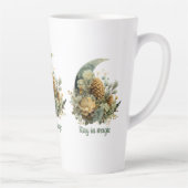 Stay in Magic Winter Moon Design Latte Mok (Rechts)