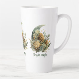 Stay in Magic Winter Moon Design Latte Mok