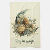 Stay in Magic Winter Moon Design Theedoek (Verticaal)