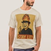 Stay Lit T-shirt (Voorkant)