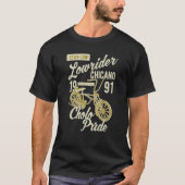 Stay Low Cholo Pride Chicano Lowrider Bicycle Retr T-shirt (Voorkant)