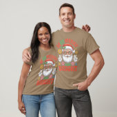 Stay Merry and Bright Santa Claus Christmas Retro  T-shirt (Unisex)
