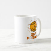 Stay Motivated Bitcoin Mug Koffiemok (Voorkant rechts)