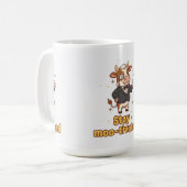 Stay Motivated Cow Mug Koffiemok (Voorkant links)