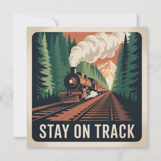 Stay On Track Kaart (Voorkant)