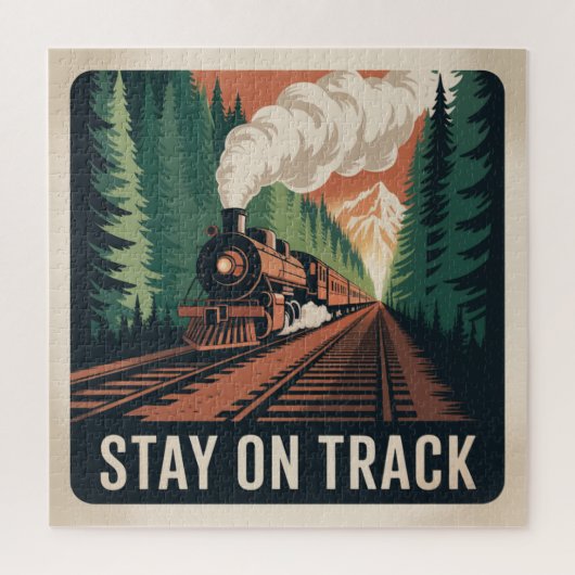 Stay On Track Legpuzzel (Verticaal)