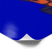 Stay out of my room Pixelart changing girl Perfect Poster (Hoek)