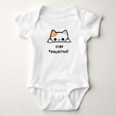 STAY PAWSITIVE ROMPER (Voorkant)