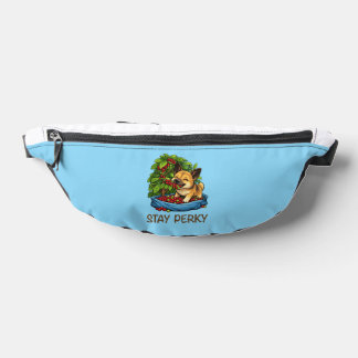 Stay Perky Puppy and Coffee Harvest Fanny Pack Heuptasje