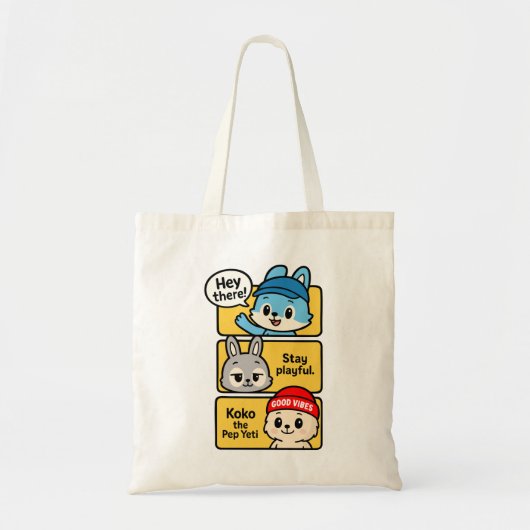Stay Playful Tote Bag (Voorkant)