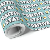 Stay Positive Cadeaupapier (Rol Hoek)