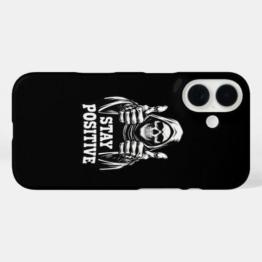 Stay Positive Case-Mate iPhone Case (Achterkant (horizontaal))