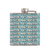 Stay Positive Heupfles (Achterkant)