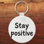 Stay positive keys sleutelhanger (Achterkant)