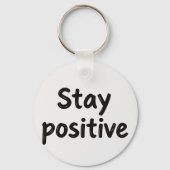 Stay positive keys sleutelhanger (Achterkant)