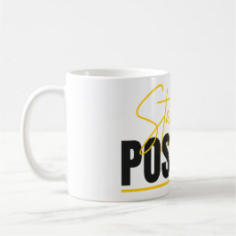 Stay Positive Mug – Start Your Day with a Message Koffiemok