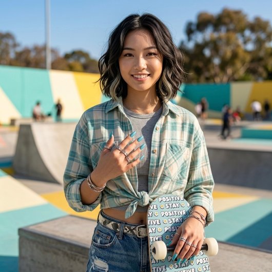 Stay Positive Persoonlijk Skateboard