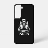 Stay Positive Samsung Galaxy Hoesje (Achterkant)