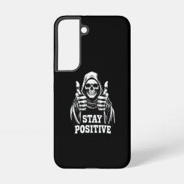 Stay Positive Samsung Galaxy Hoesje