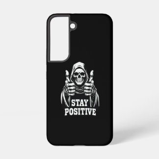 Stay Positive Samsung Galaxy Hoesje