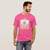Stay Positive Shine Bright – Roze envelop T-shirt (Voorkant volledig)