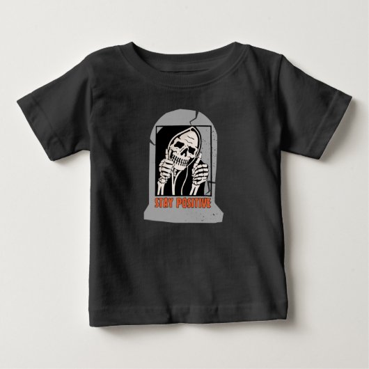 STAY POSITIVE SKELETON (Voorkant)