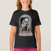STAY POSITIVE SKELETON T-SHIRT (Voorkant)